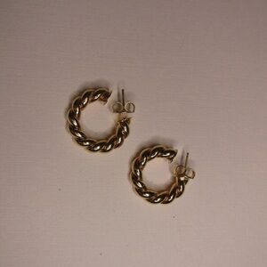 18K gold plated earrings